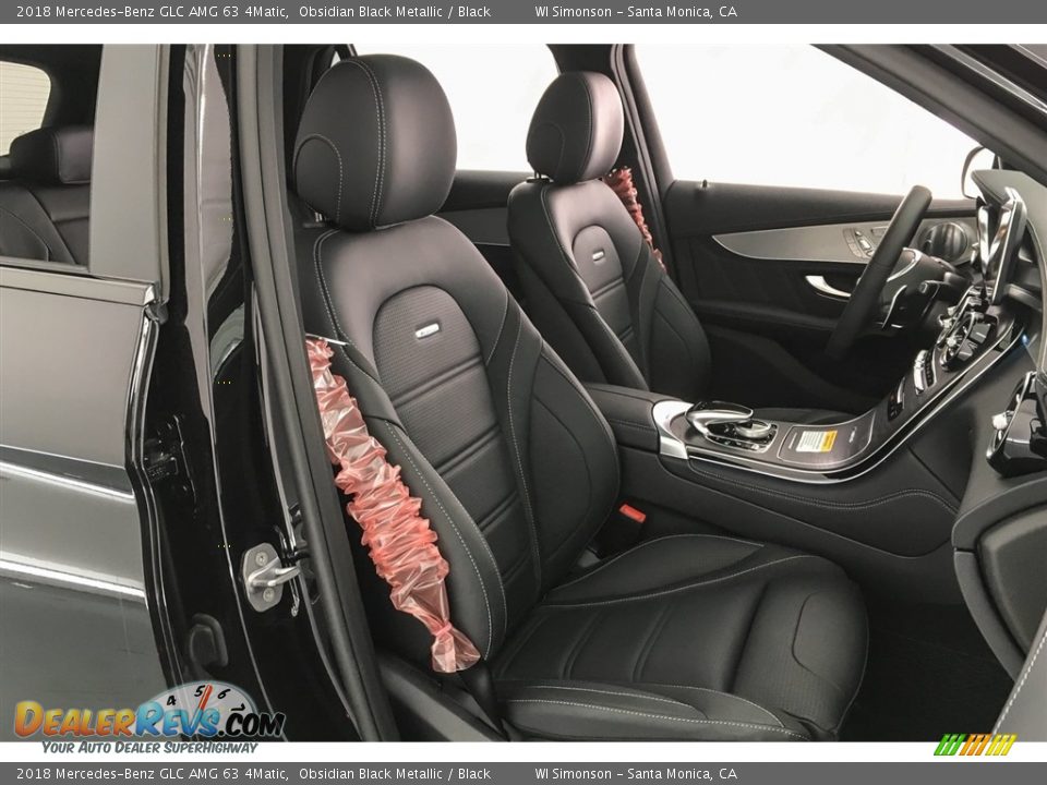 2018 Mercedes-Benz GLC AMG 63 4Matic Obsidian Black Metallic / Black Photo #6