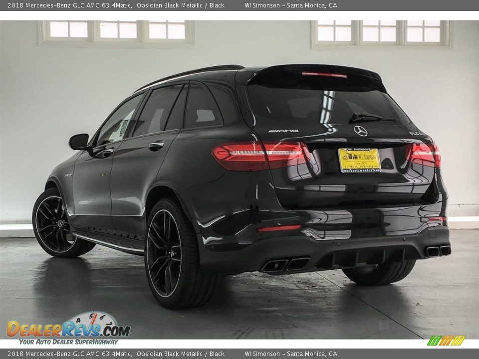2018 Mercedes-Benz GLC AMG 63 4Matic Obsidian Black Metallic / Black Photo #10