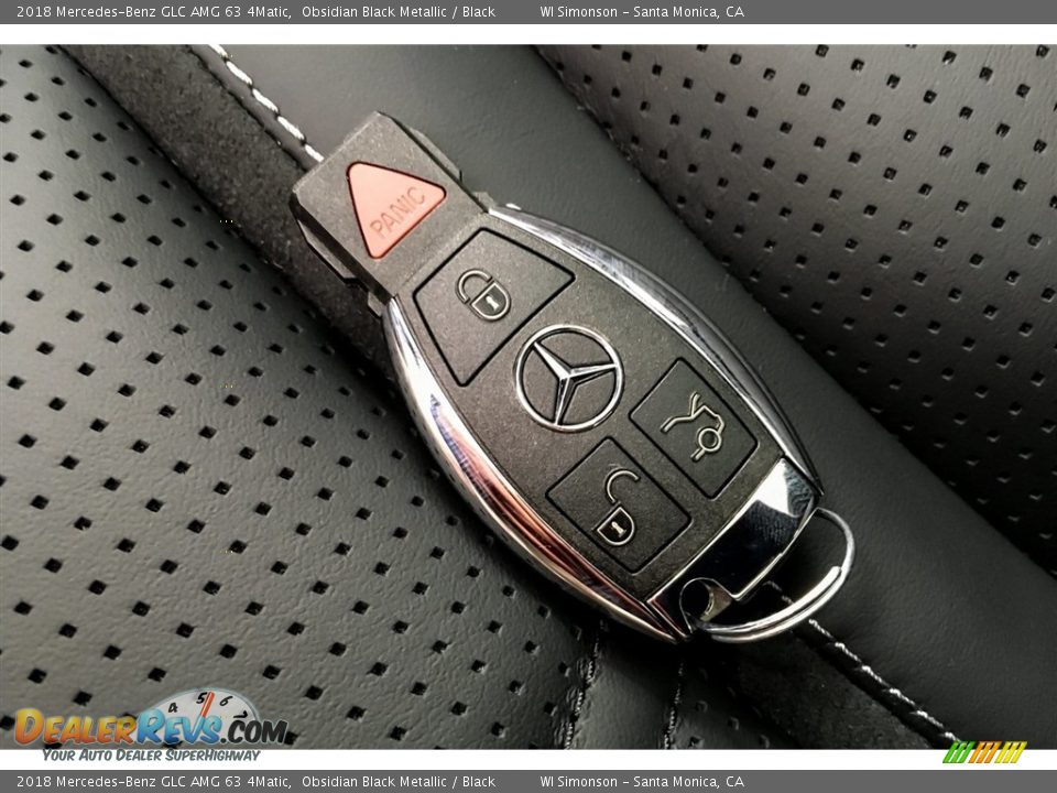 2018 Mercedes-Benz GLC AMG 63 4Matic Obsidian Black Metallic / Black Photo #11