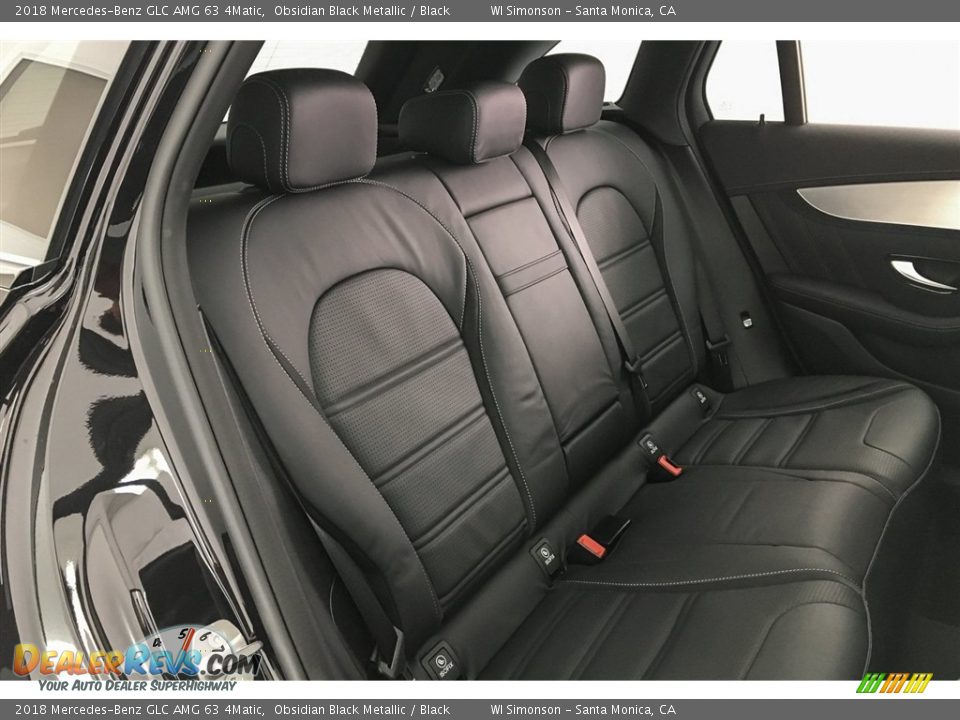2018 Mercedes-Benz GLC AMG 63 4Matic Obsidian Black Metallic / Black Photo #13