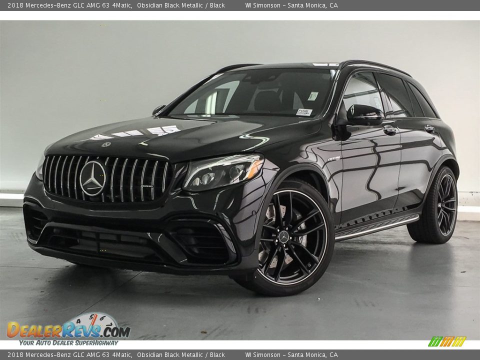 2018 Mercedes-Benz GLC AMG 63 4Matic Obsidian Black Metallic / Black Photo #14