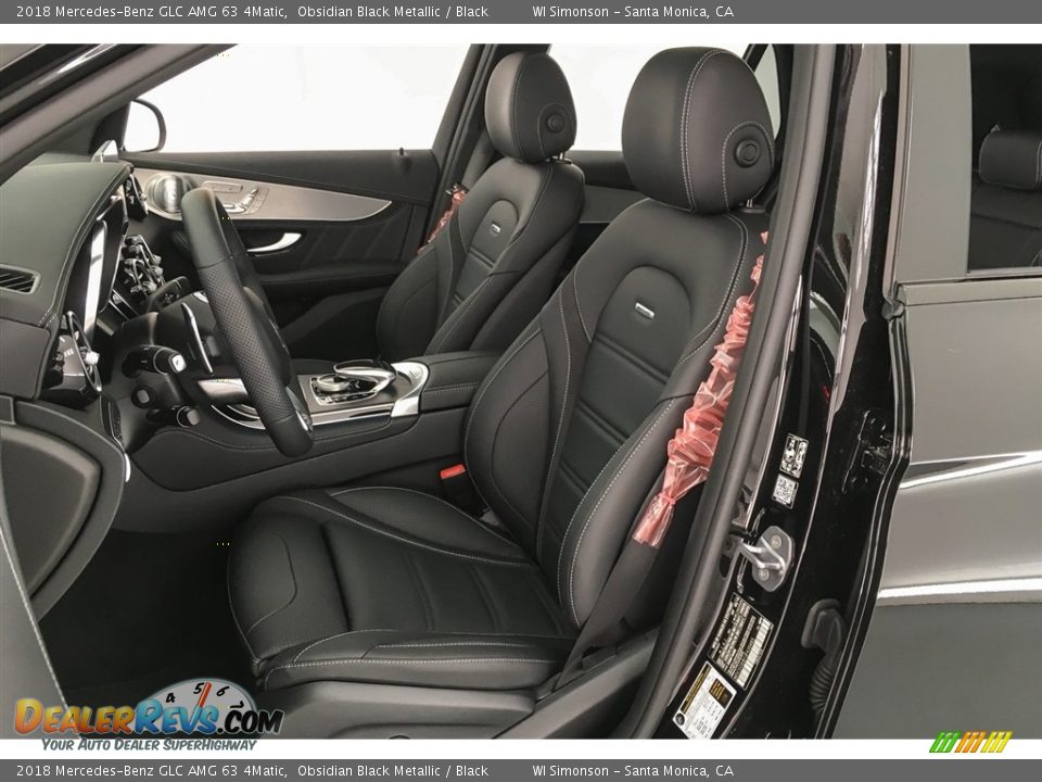 2018 Mercedes-Benz GLC AMG 63 4Matic Obsidian Black Metallic / Black Photo #15