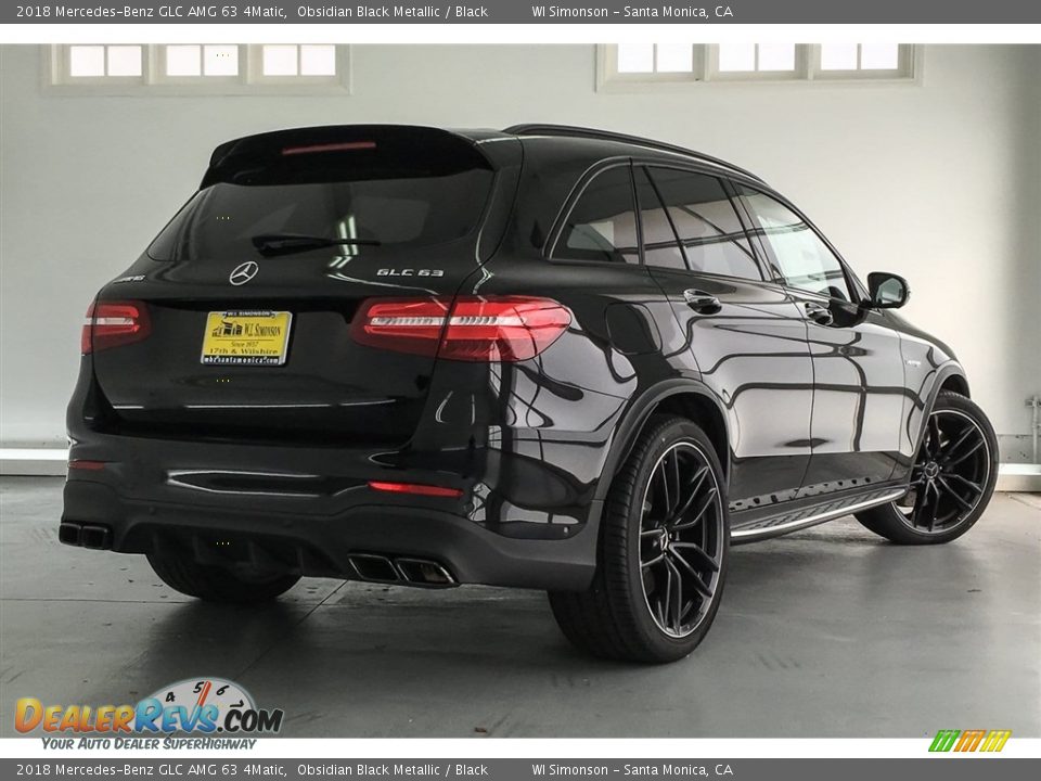 2018 Mercedes-Benz GLC AMG 63 4Matic Obsidian Black Metallic / Black Photo #17