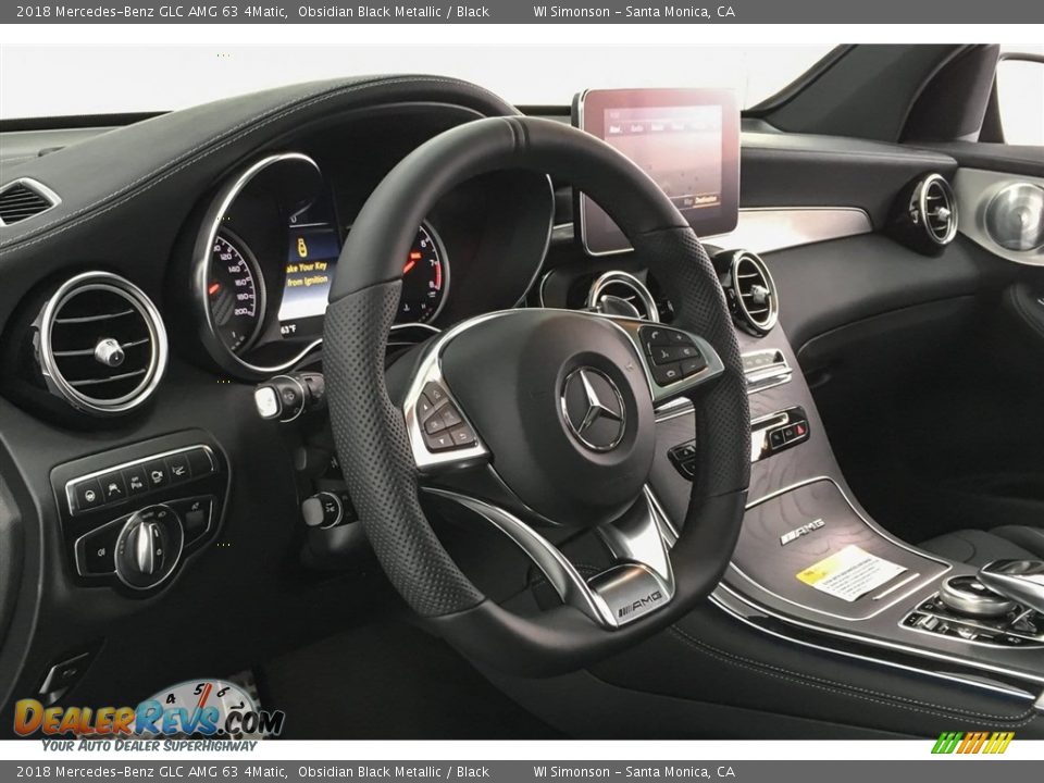 2018 Mercedes-Benz GLC AMG 63 4Matic Obsidian Black Metallic / Black Photo #20