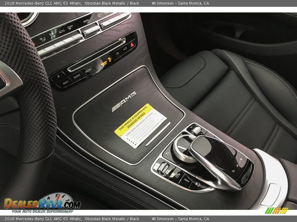 2018 Mercedes-Benz GLC AMG 63 4Matic Obsidian Black Metallic / Black Photo #21