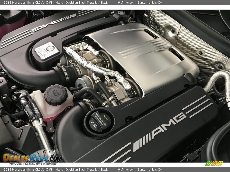 2018 Mercedes-Benz GLC AMG 63 4Matic Obsidian Black Metallic / Black Photo #32