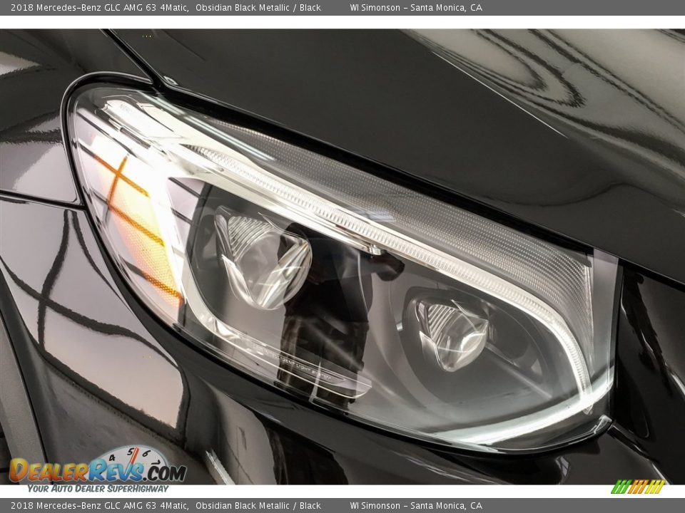 2018 Mercedes-Benz GLC AMG 63 4Matic Obsidian Black Metallic / Black Photo #33