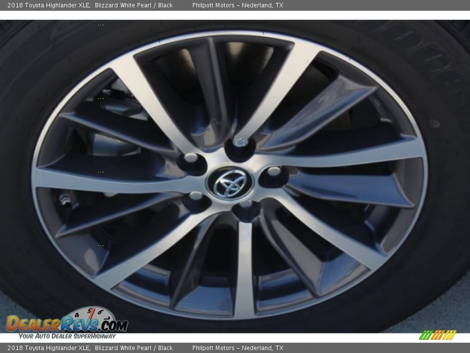 2018 Toyota Highlander XLE Blizzard White Pearl / Black Photo #4