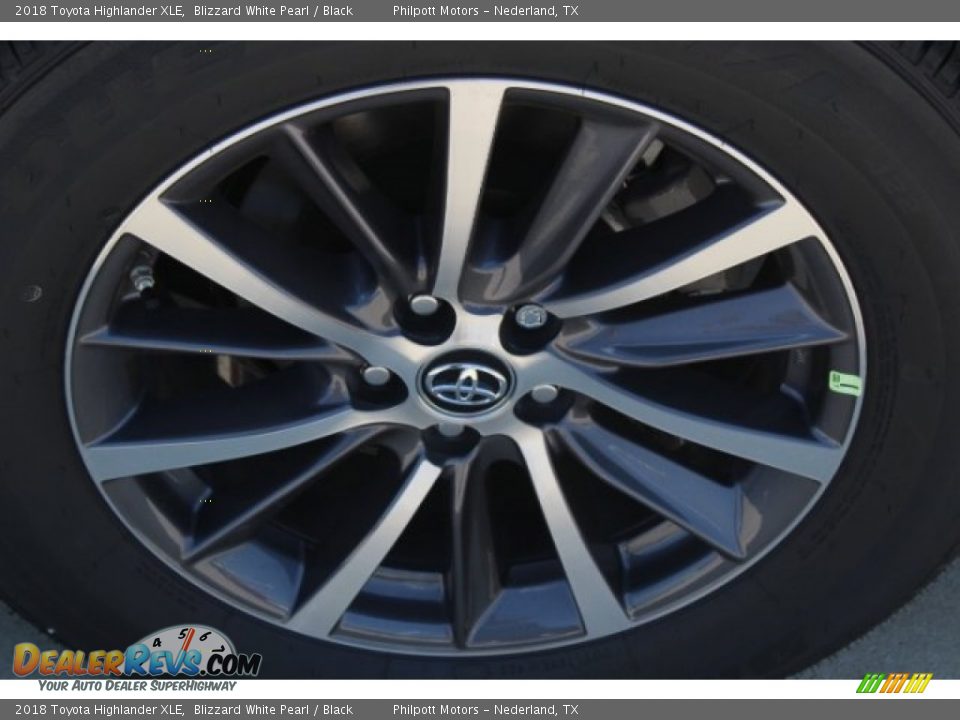 2018 Toyota Highlander XLE Blizzard White Pearl / Black Photo #5