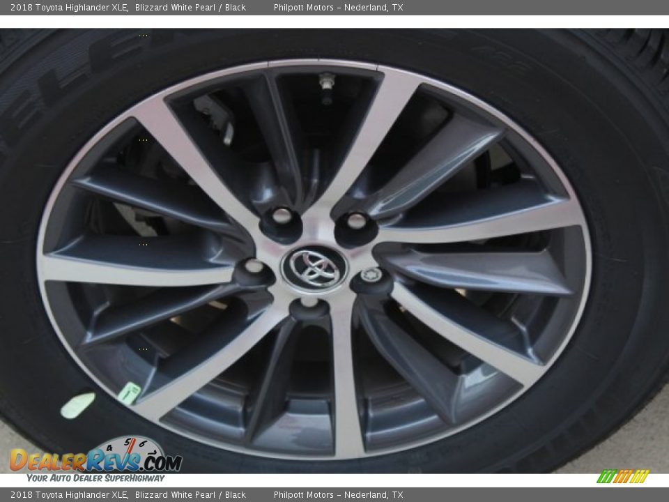 2018 Toyota Highlander XLE Blizzard White Pearl / Black Photo #9