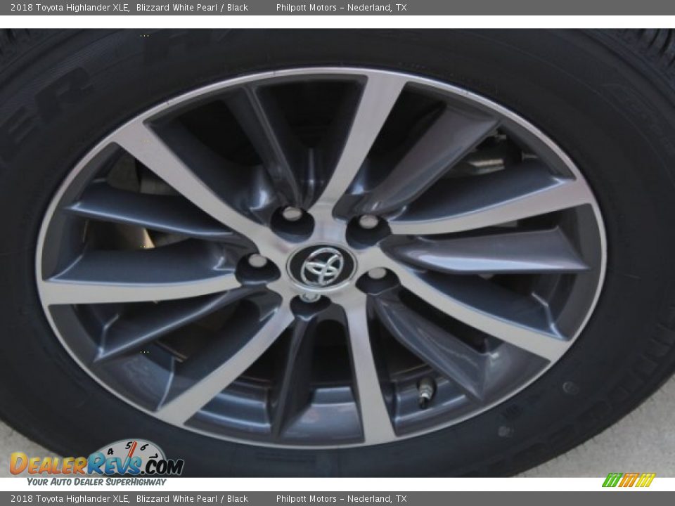 2018 Toyota Highlander XLE Blizzard White Pearl / Black Photo #10