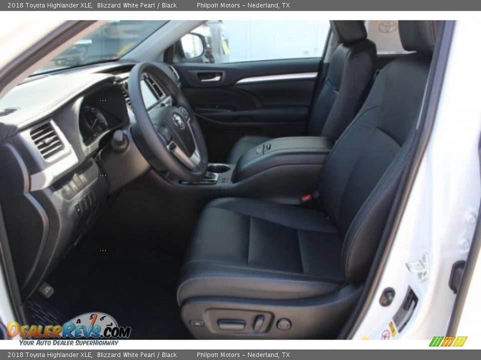 2018 Toyota Highlander XLE Blizzard White Pearl / Black Photo #13