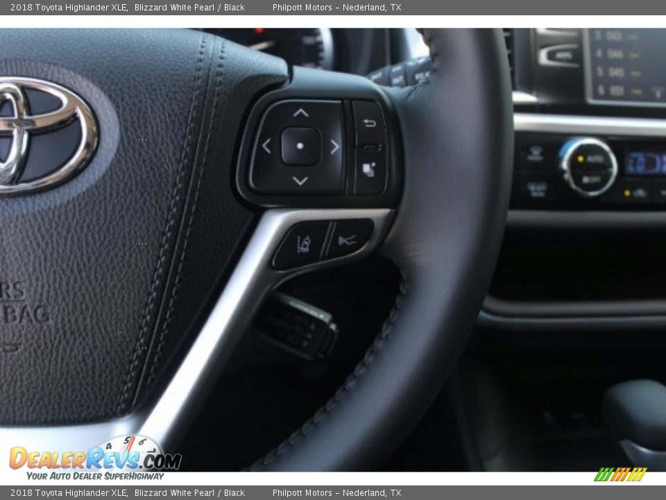 2018 Toyota Highlander XLE Blizzard White Pearl / Black Photo #20