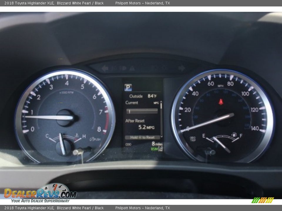 2018 Toyota Highlander XLE Blizzard White Pearl / Black Photo #22