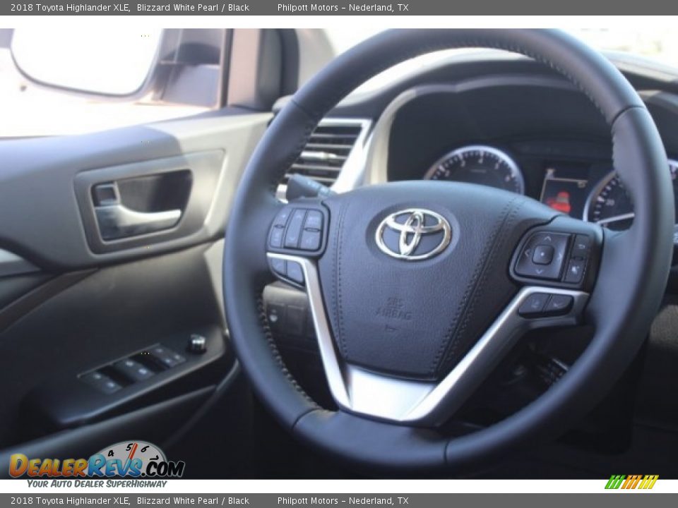 2018 Toyota Highlander XLE Blizzard White Pearl / Black Photo #27