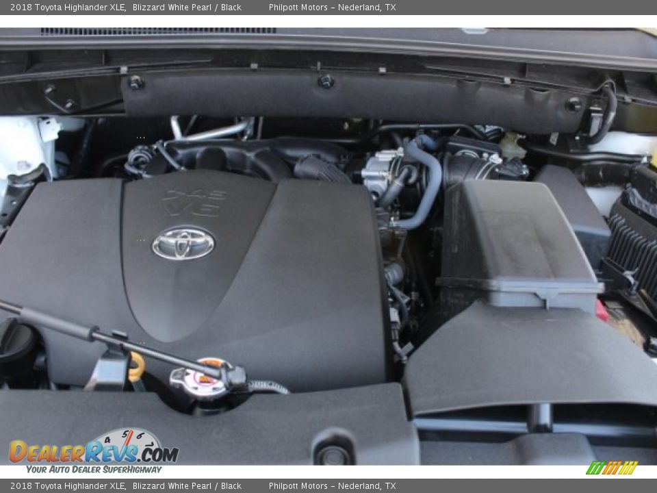 2018 Toyota Highlander XLE Blizzard White Pearl / Black Photo #36