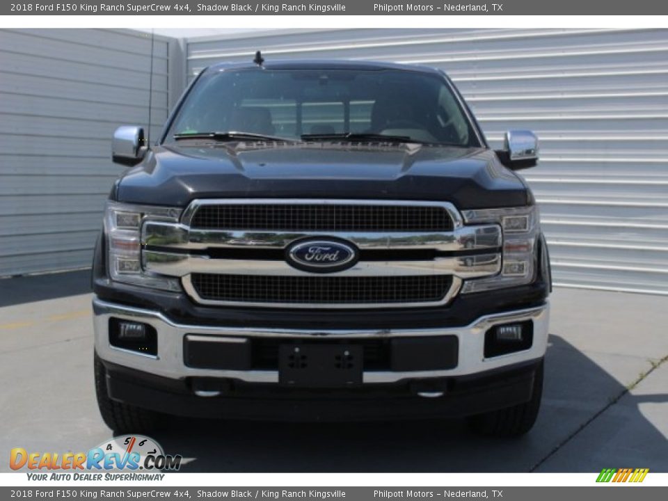 2018 Ford F150 King Ranch SuperCrew 4x4 Shadow Black / King Ranch Kingsville Photo #2