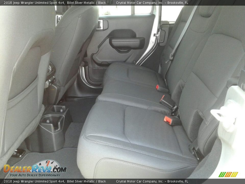 2018 Jeep Wrangler Unlimited Sport 4x4 Billet Silver Metallic / Black Photo #10
