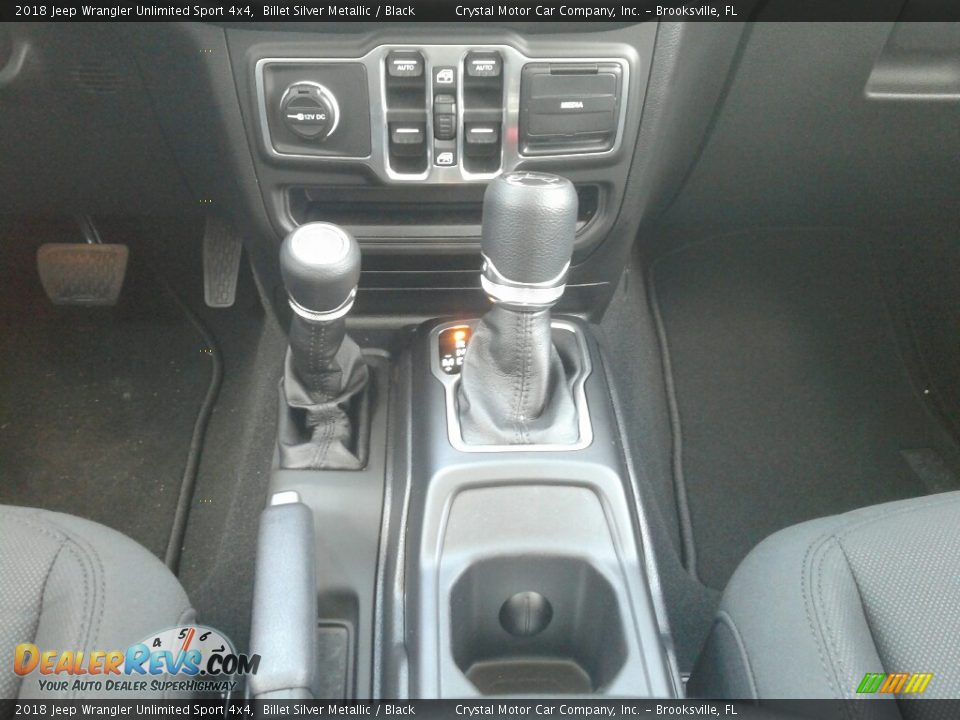 2018 Jeep Wrangler Unlimited Sport 4x4 Billet Silver Metallic / Black Photo #16