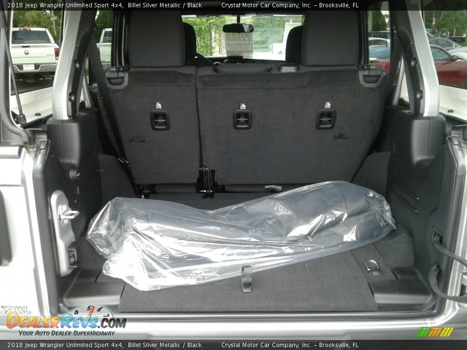2018 Jeep Wrangler Unlimited Sport 4x4 Billet Silver Metallic / Black Photo #19