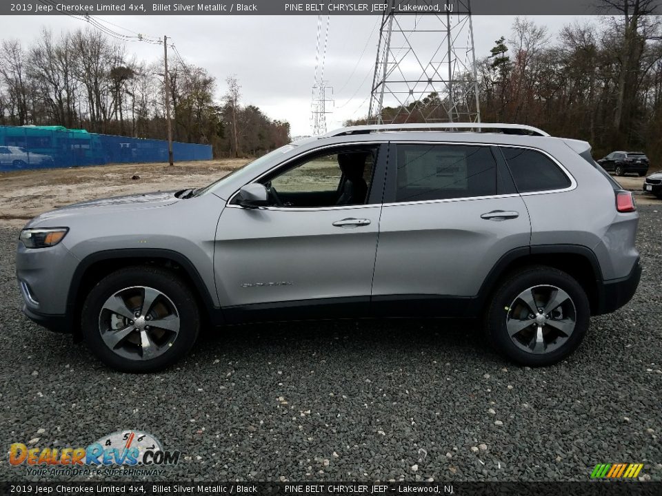 2019 Jeep Cherokee Limited 4x4 Billet Silver Metallic / Black Photo #3