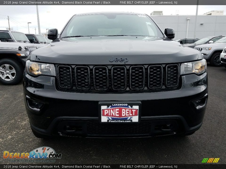 2018 Jeep Grand Cherokee Altitude 4x4 Diamond Black Crystal Pearl / Black Photo #2