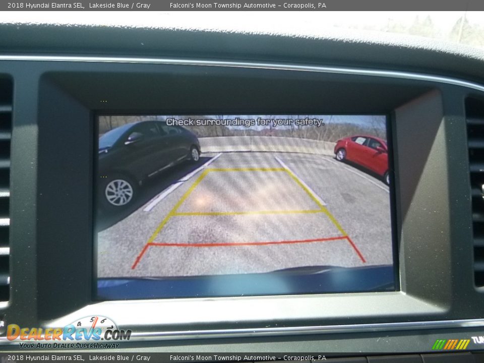 2018 Hyundai Elantra SEL Lakeside Blue / Gray Photo #15