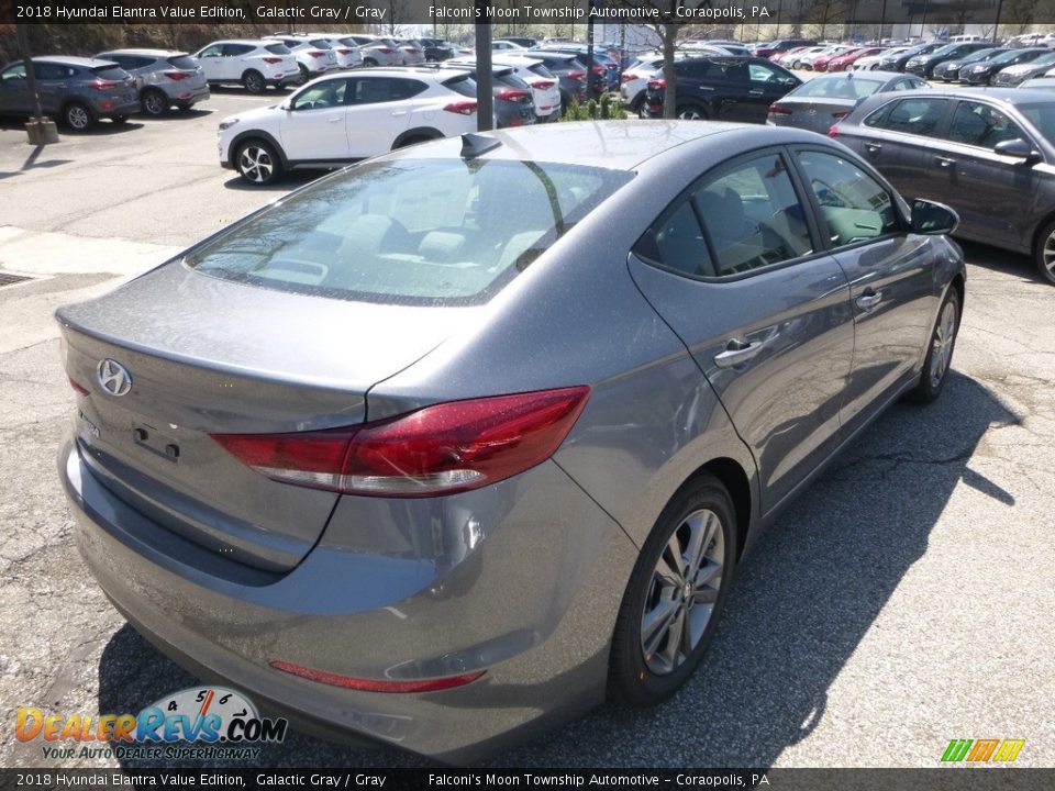 2018 Hyundai Elantra Value Edition Galactic Gray / Gray Photo #2