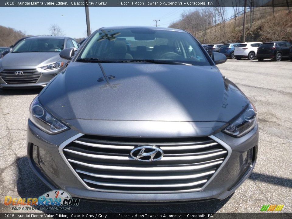 2018 Hyundai Elantra Value Edition Galactic Gray / Gray Photo #4
