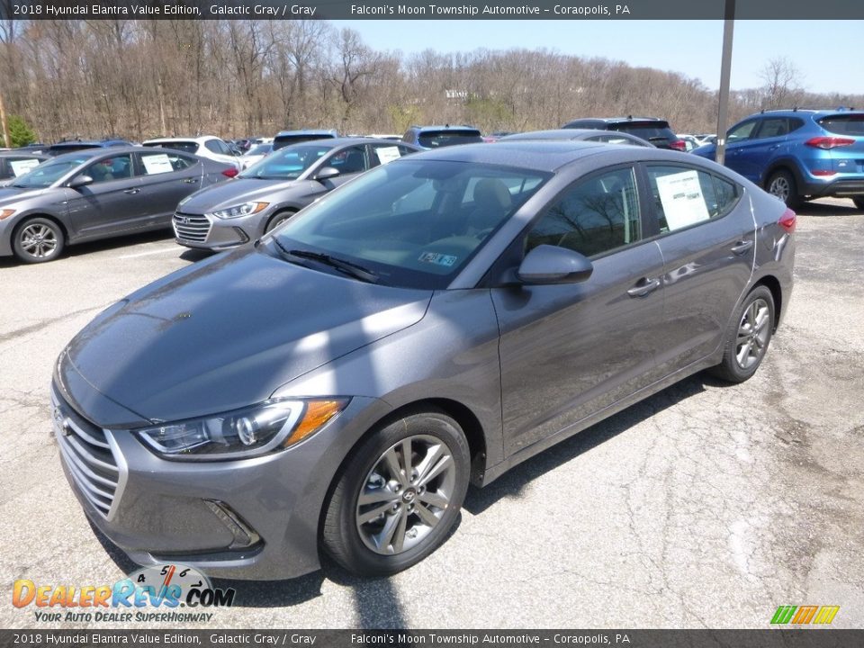 2018 Hyundai Elantra Value Edition Galactic Gray / Gray Photo #5