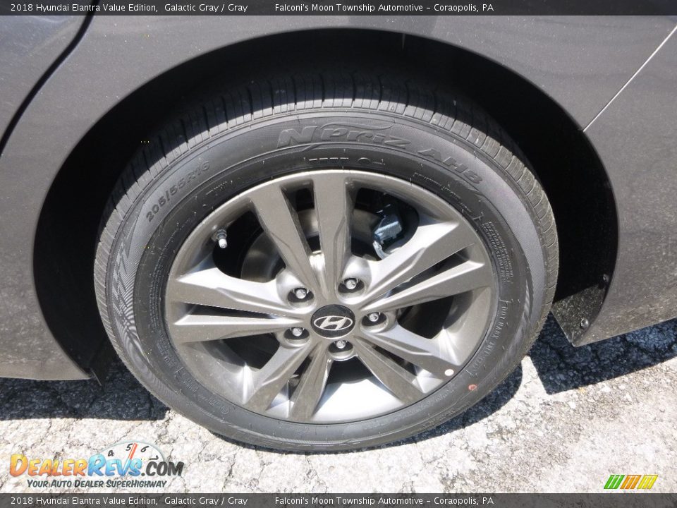 2018 Hyundai Elantra Value Edition Galactic Gray / Gray Photo #7