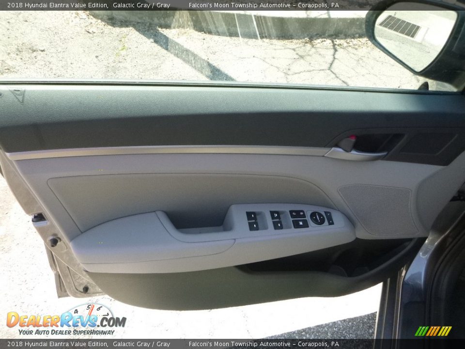 2018 Hyundai Elantra Value Edition Galactic Gray / Gray Photo #10
