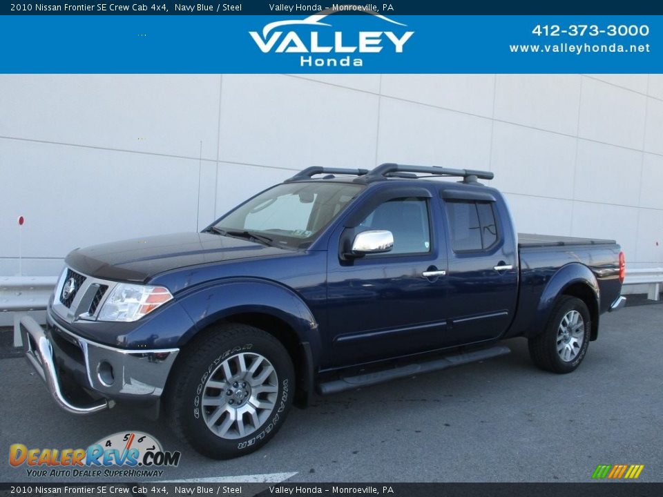 2010 Nissan Frontier SE Crew Cab 4x4 Navy Blue / Steel Photo #1