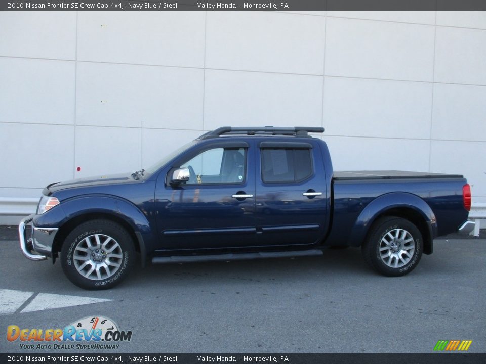 2010 Nissan Frontier SE Crew Cab 4x4 Navy Blue / Steel Photo #2