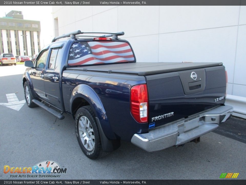 2010 Nissan Frontier SE Crew Cab 4x4 Navy Blue / Steel Photo #3