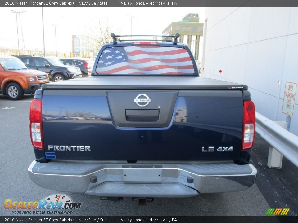 2010 Nissan Frontier SE Crew Cab 4x4 Navy Blue / Steel Photo #4