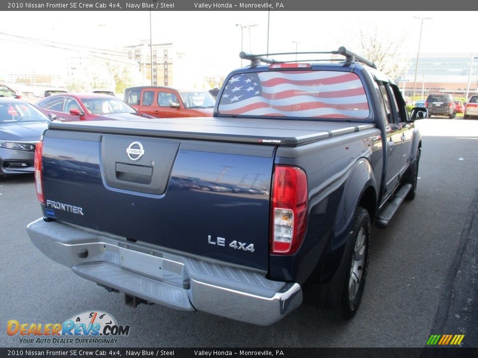 2010 Nissan Frontier SE Crew Cab 4x4 Navy Blue / Steel Photo #5