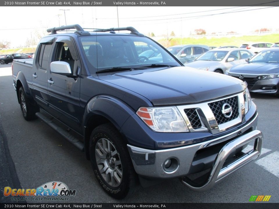 2010 Nissan Frontier SE Crew Cab 4x4 Navy Blue / Steel Photo #7