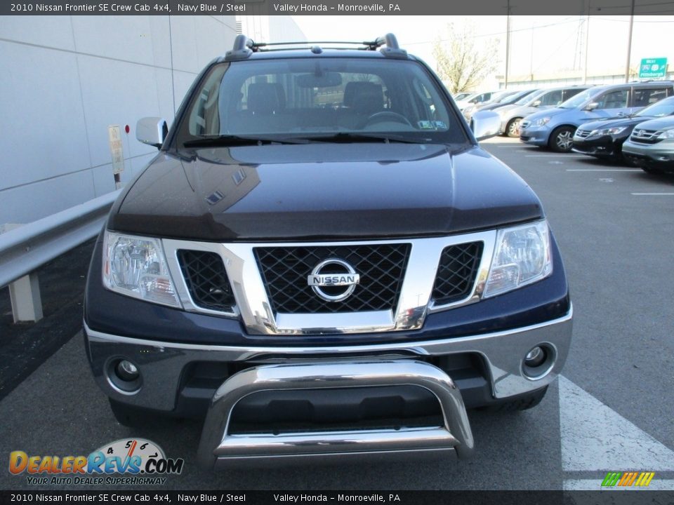 2010 Nissan Frontier SE Crew Cab 4x4 Navy Blue / Steel Photo #8