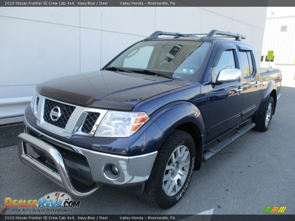 2010 Nissan Frontier SE Crew Cab 4x4 Navy Blue / Steel Photo #9