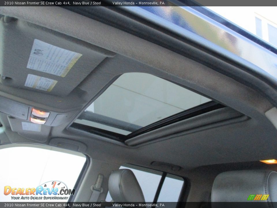 2010 Nissan Frontier SE Crew Cab 4x4 Navy Blue / Steel Photo #11