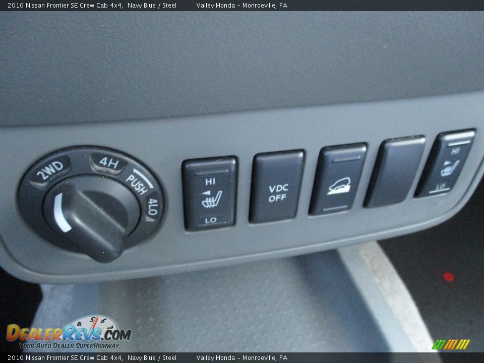 2010 Nissan Frontier SE Crew Cab 4x4 Navy Blue / Steel Photo #17