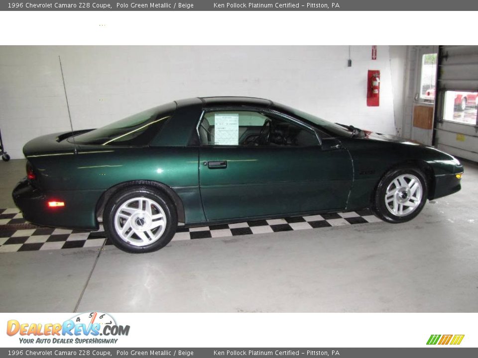 1996 Chevrolet Camaro Z28 Coupe Polo Green Metallic / Beige Photo #1