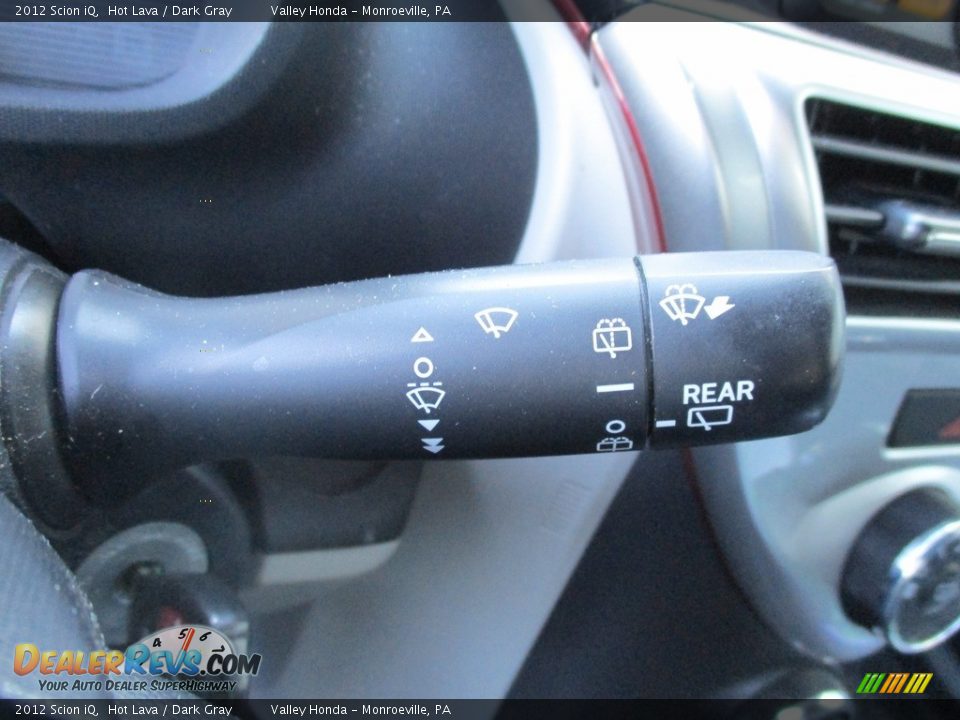 2012 Scion iQ Hot Lava / Dark Gray Photo #18