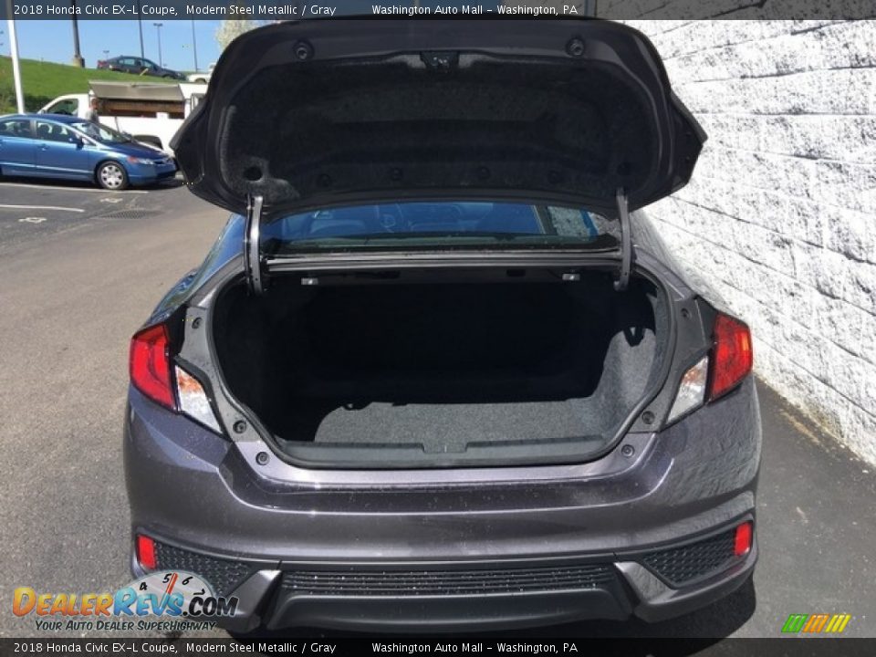 2018 Honda Civic EX-L Coupe Modern Steel Metallic / Gray Photo #23