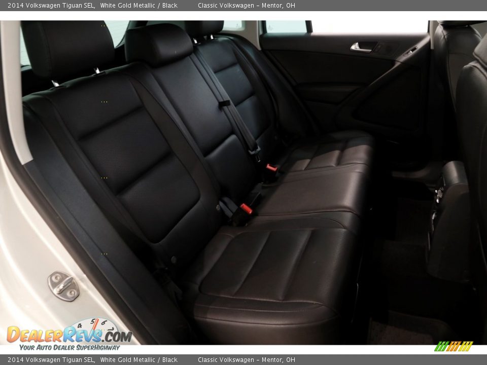 2014 Volkswagen Tiguan SEL White Gold Metallic / Black Photo #15