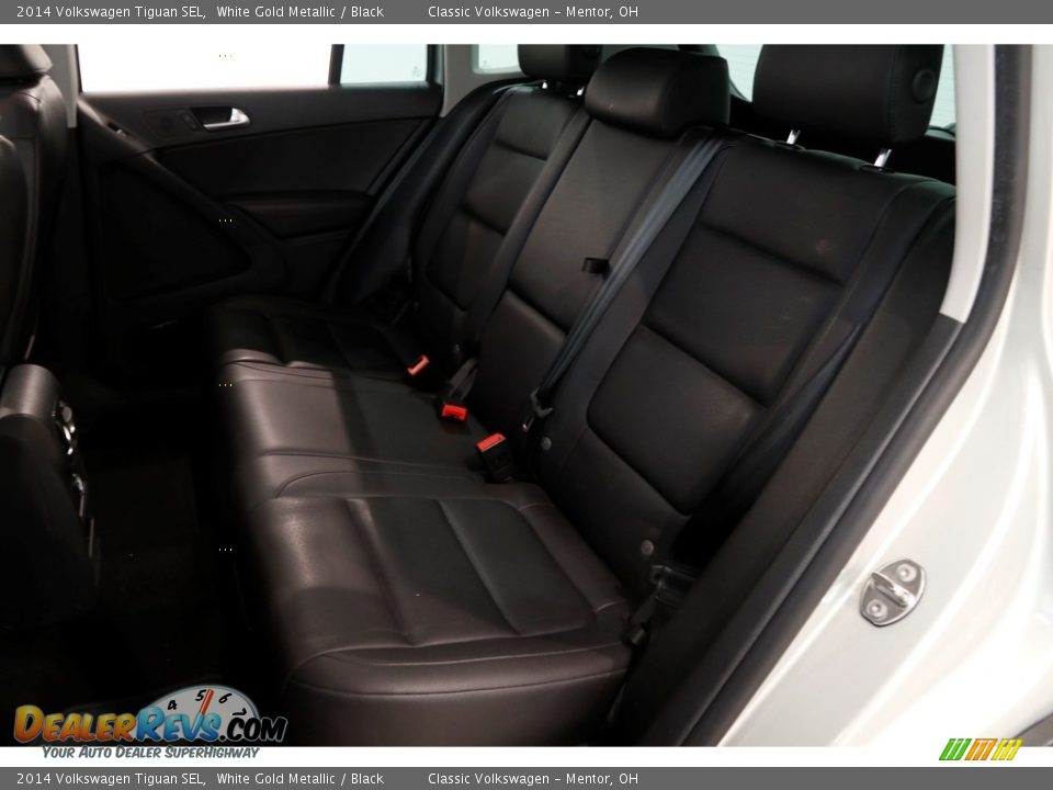 2014 Volkswagen Tiguan SEL White Gold Metallic / Black Photo #16