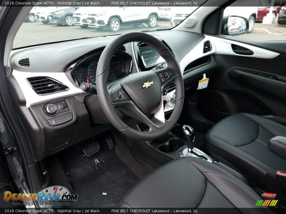 Jet Black Interior - 2018 Chevrolet Spark ACTIV Photo #7