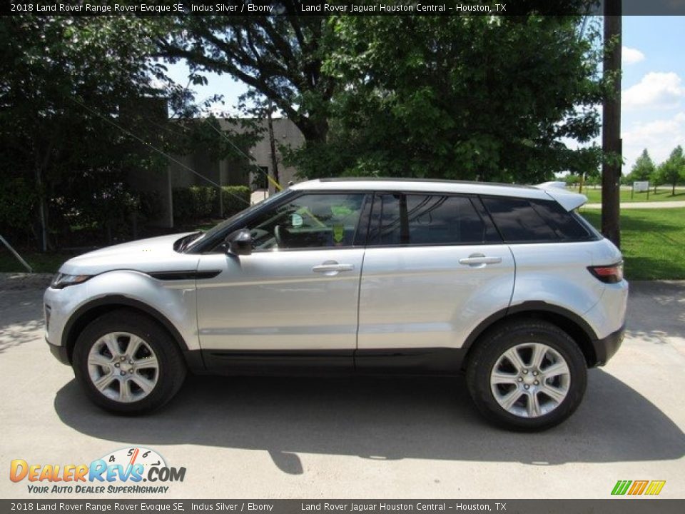 2018 Land Rover Range Rover Evoque SE Indus Silver / Ebony Photo #11