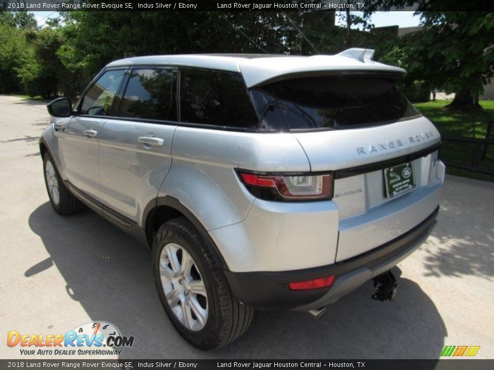 2018 Land Rover Range Rover Evoque SE Indus Silver / Ebony Photo #12
